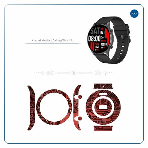 Xiaomi_Kieslect Calling Watch kr_Red_Printed_Circuit_Board_2
